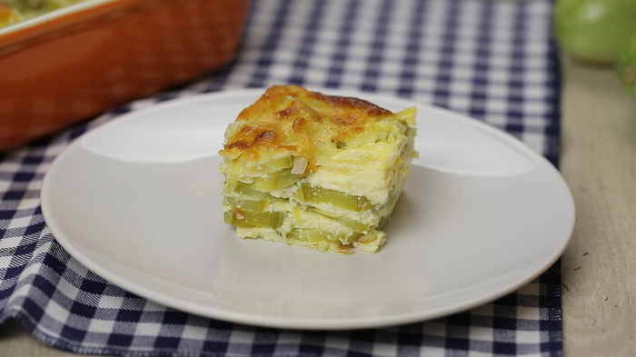 Zucchini and cottage cheese casserole - My, Zucchini, Delicious zucchini, Video recipe, Video, Casserole, Recipe, Longpost, Cooking