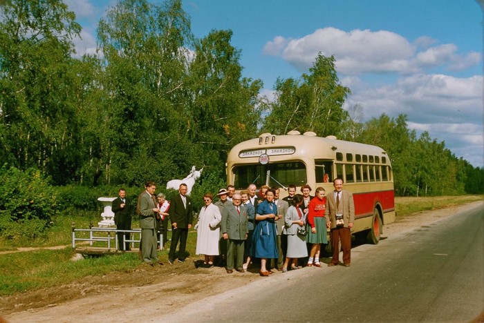 Village USSR 70s - the USSR, Story, Summer, Bus, Village, 70th