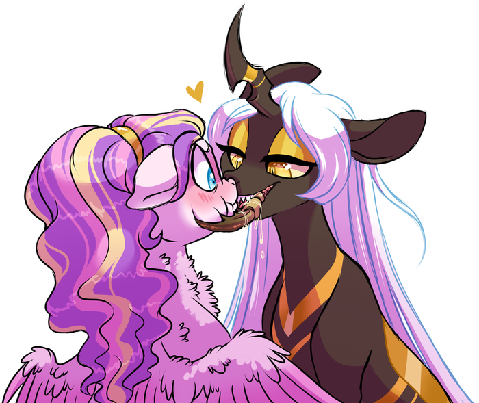 Spare Some Love My Little Pony, Original Character, MLP Lesbian, Changeling, Boop, Lopoddity