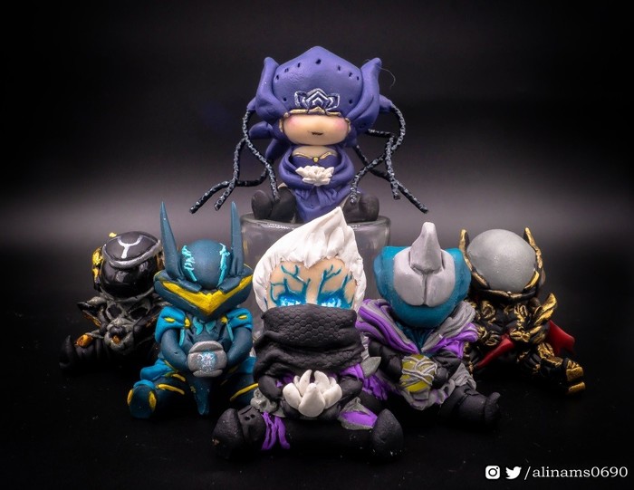 Маленькие фигурки warframe | Пикабу