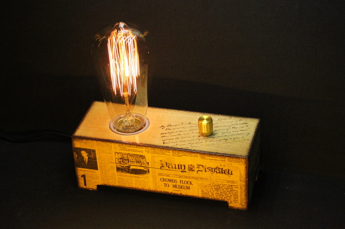 Night light - My, Night light, Dimmer, Edison's lamp, Longpost