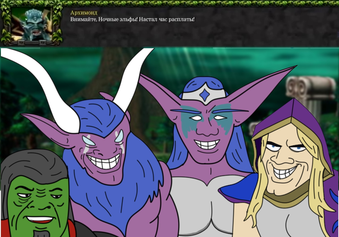 Me and the boys on Mount Hyjal    , , ,  , Warcraft, Warcraft 3, 