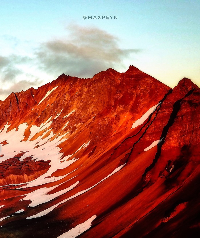 Vachkazhets - My, Sunset, Kamchatka, Dji, DJI Mavic PRO, Nature, The mountains