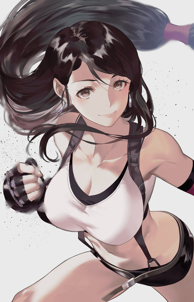 Anime Art - Аниме, Anime Art, Final Fantasy, Tifa Lockhart, Salmon88