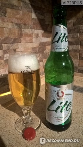 Good night my beer lovers. Beer of VYATICH Brewing Company Lite under consideration today - Russia, Vyatich, Beer, , Longpost, 