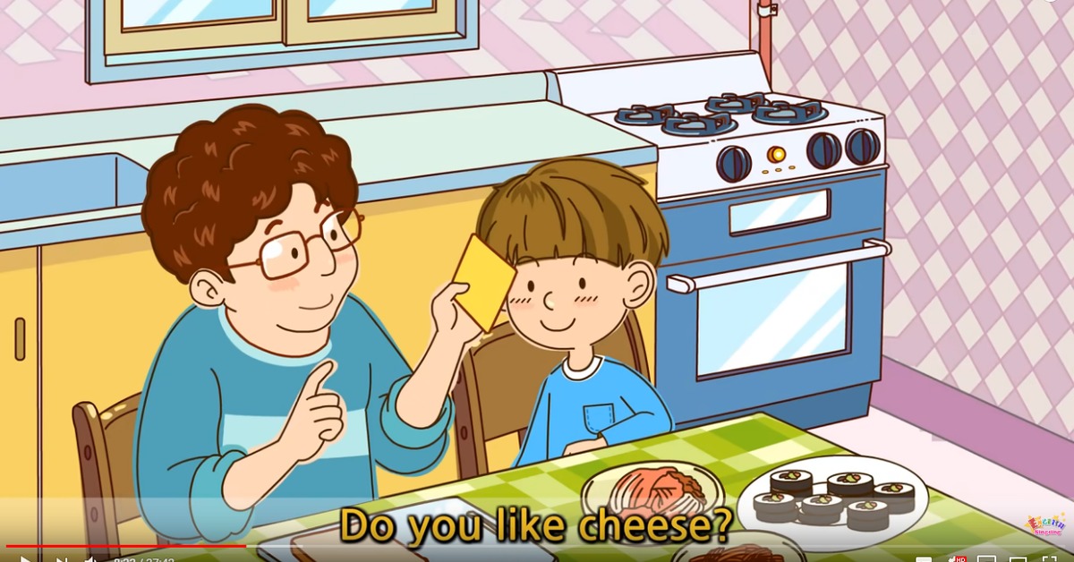 Cartoon перевод. Do you like Cheese.