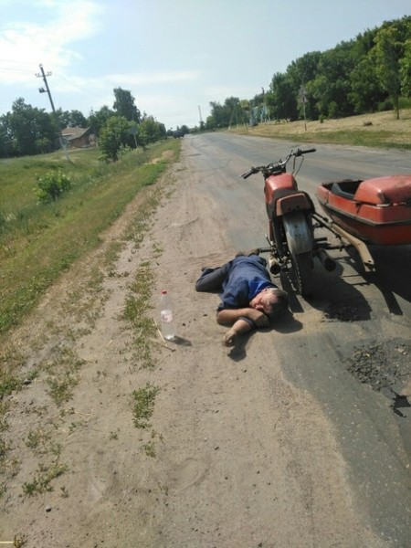 The tachograph said to rest)) - Village, Moto, Dream, Drunk
