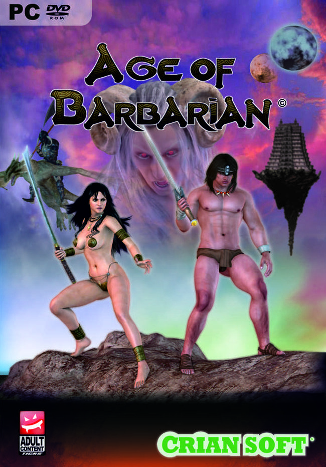 Игровая клубничка 13 : Age of Barbarian - NSFW, Моё, Варвар, Игры, Эротика, Длиннопост