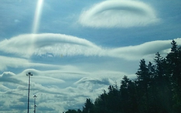 UFOs are attacking Peter!!! - Saint Petersburg, Clouds, UFO, Weather, Cad, Lenticular clouds