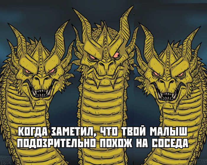 Little dragon - King Ghidorah, Iguana, GIF