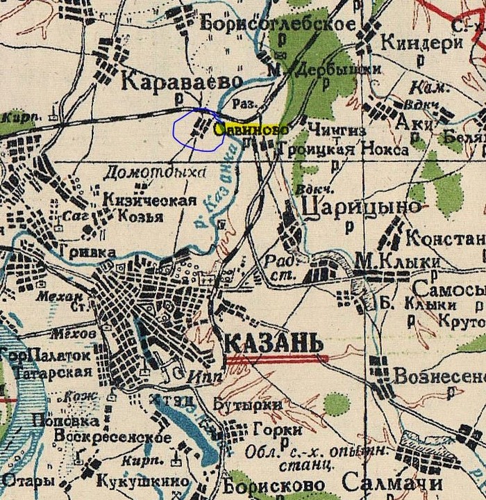 Церковь иконы Божией Матери Живоносный источник. Савиново. Казань - Краеведение, Казань, Деревянное зодчество, Длиннопост