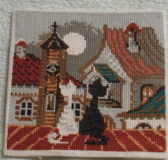 Hobby - My, Cross-stitch, cat