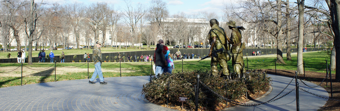 I came across this photo on Wikipedia, and I'll tell you this guy knows a lot about camouflage - Invisible, Camouflage, Memorial, Predator