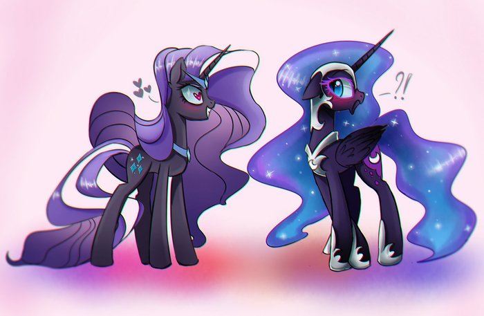    ! My Little Pony, Rarity, Nightmare Moon, Nightmare Rarity, , Magnaluna