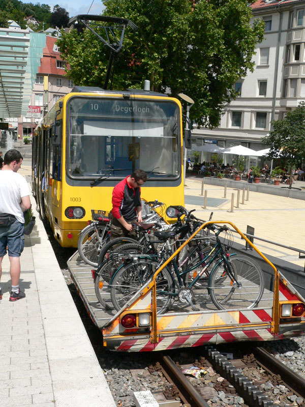 Tram for bike - Ecology, Public transport, A bike, Ecosphere, Germany, Tram, Longpost