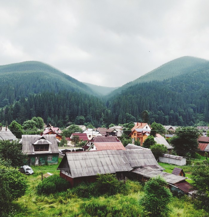 Village in the Carpathians - Beginning photographer, Mobile photography, The mountains, My