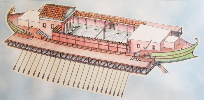 The floating palaces of Emperor Caligula - Caligula, Ancient Rome, Story, Italy, Longpost