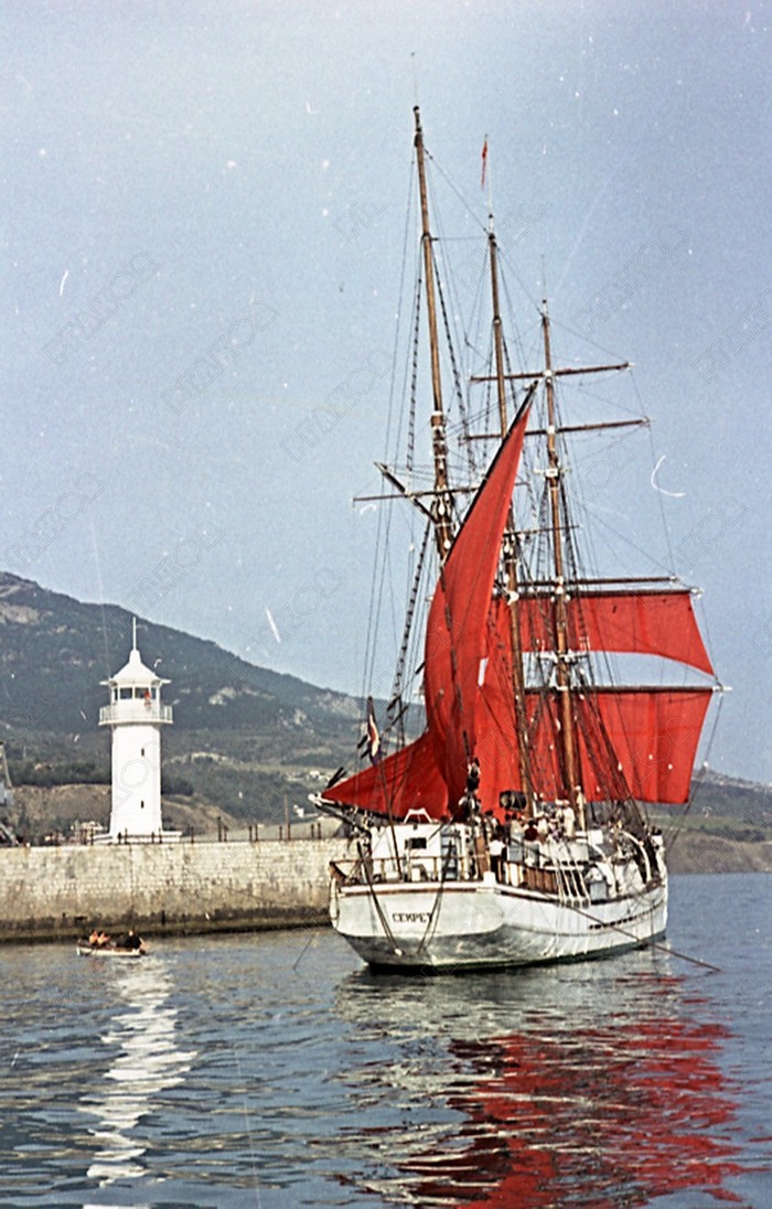 Shooting of the film Scarlet Sails 1960, Mosfilm - My, Scarlet Sails, Story, Newsreel, Archive of film and photo documents, Rgakfd, Mosfilm, 60th, Longpost