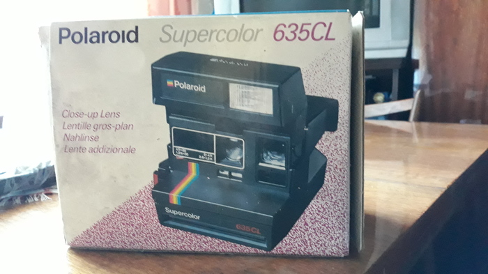 Now all I need is film and hope that this Polaroid still works. - My, Polaroid, Camera, Nostalgia, Childhood, Childhood of the 90s, Technics, Back in the 90s, The photo, Longpost