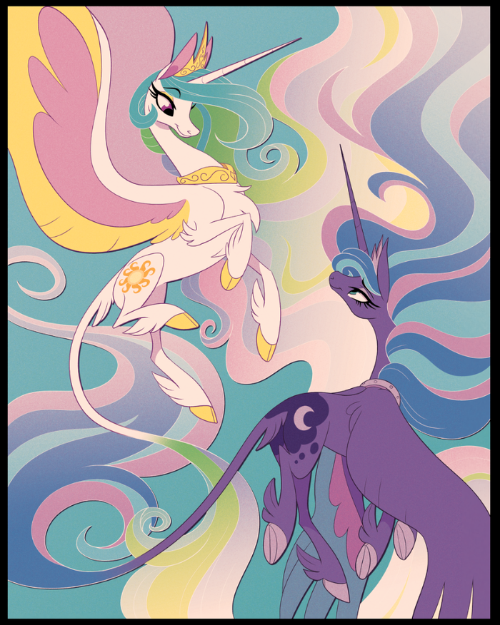 Princess Celestia and Princess Luna