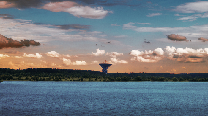 Kalyazin, Tver region - My, Kalyazin, Tver region, , Radio telescope