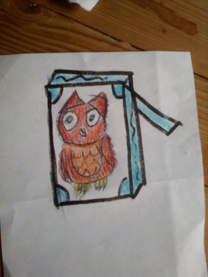 Owl - My, Owl, Drawing, Learning to draw