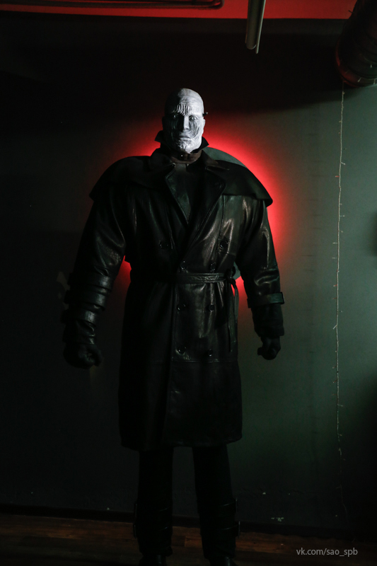 Tyrant T-103, aka Mister X from Resident Evil - My, Prop School, Mr. X, Resident evil, Longpost, Puppets, Scenery, Cosplay