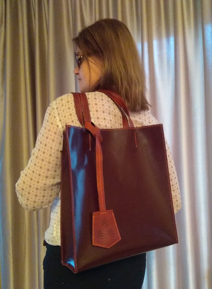 Shopper bag - My, Lady's bag, Handmade, Longpost