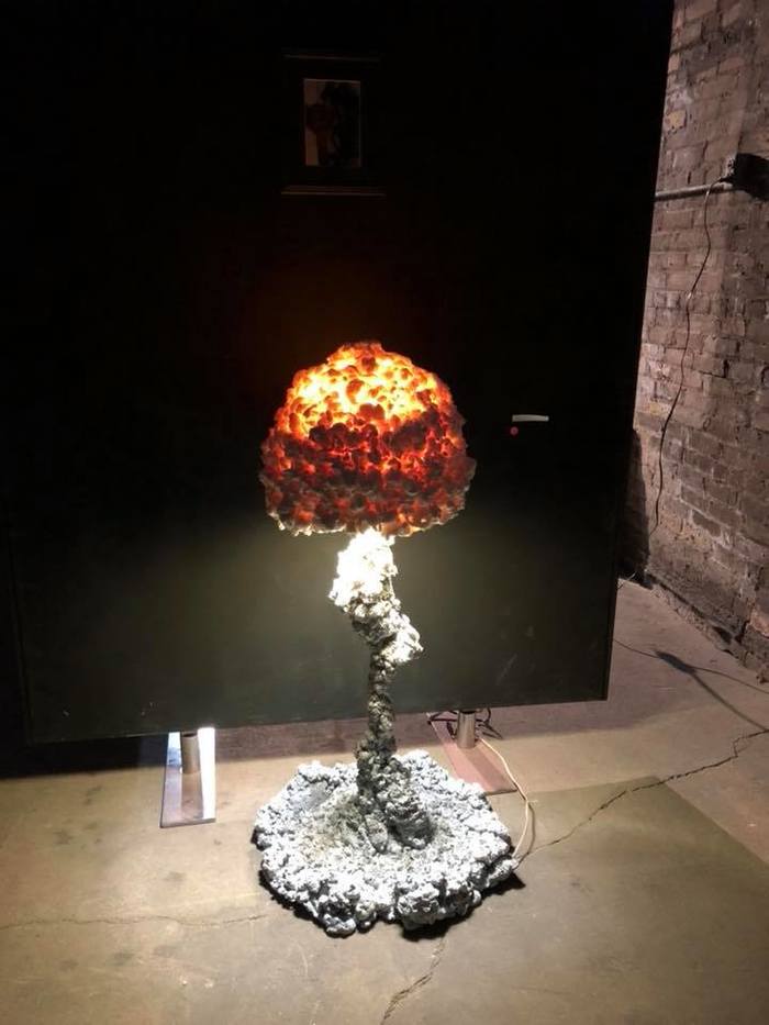 A night light that Sarah Connor gave her son so that John would go to bed every day with the thought of his mission. - Night light, Nuclear explosion, Apocalypse, Design, Decorative arts, Interior, Modeling, Лампа