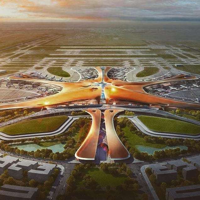The world's largest airport Daxing is built, the official opening is scheduled for September 30, 2019. - Beijing, China, The airport, Daxing, Anniversary, Architecture, news, Video, Longpost