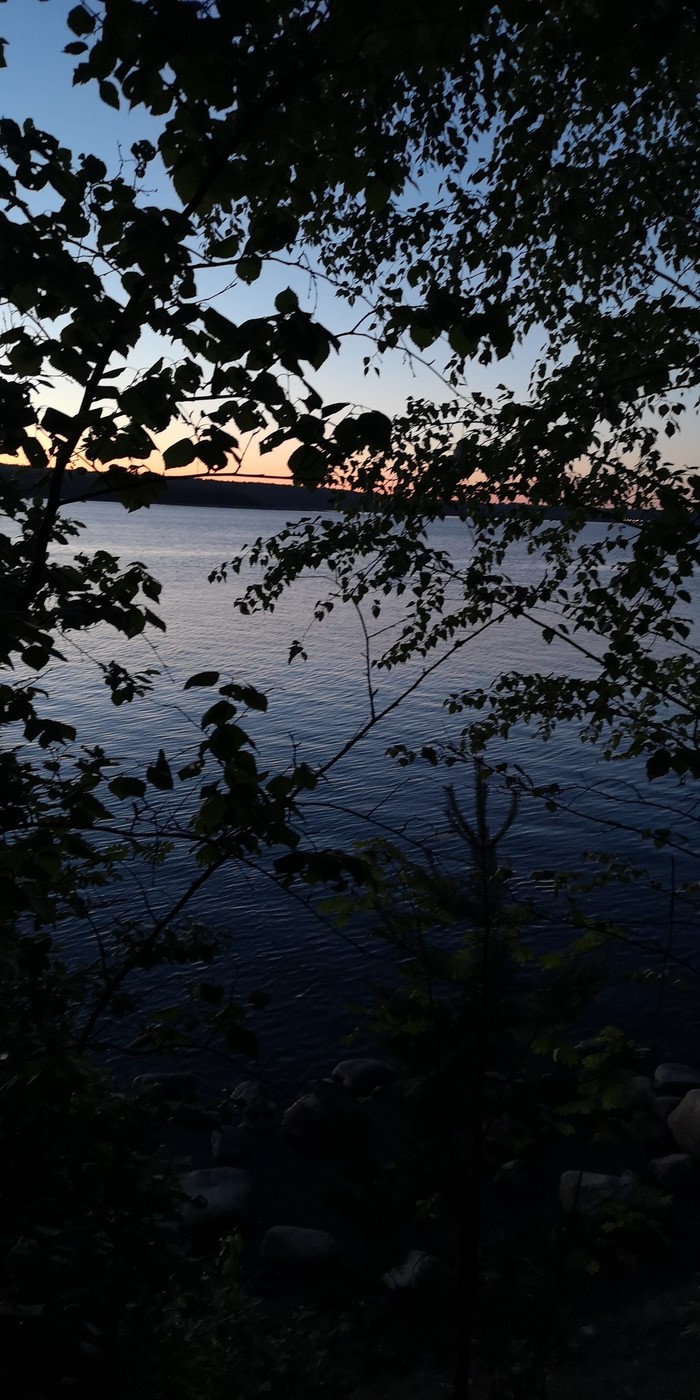 Lake... Sunset... - My, Lake, Sunset, The photo