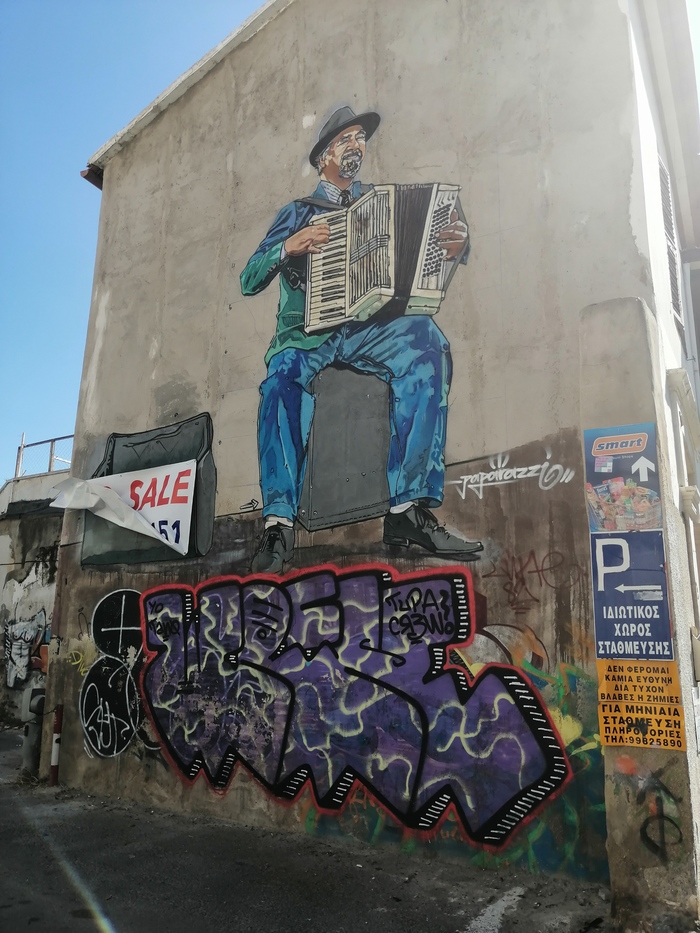 Graffiti in Larnaca - My, Cyprus, Larnaca, Graffiti, Longpost