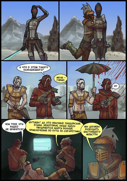 The big bang is the cure for immortality - , Borderlands 2, Elvenbacon, Comics, Games, Longpost, Baby Tina