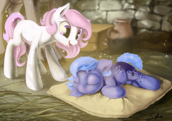 First meeting My Little Pony, Princess Celestia, Princess Luna, Silfoe