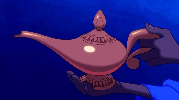 About Aladdin's lamp - My, One Movie, Genie, Aladdin, Video, Longpost, Magic lamp