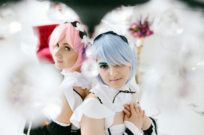 Cosplay  Ram & Rem : Re- Zero Rem (Re:Zero Kara), , , Ram (Re:Zero Kara), , , Re:Zero Kara