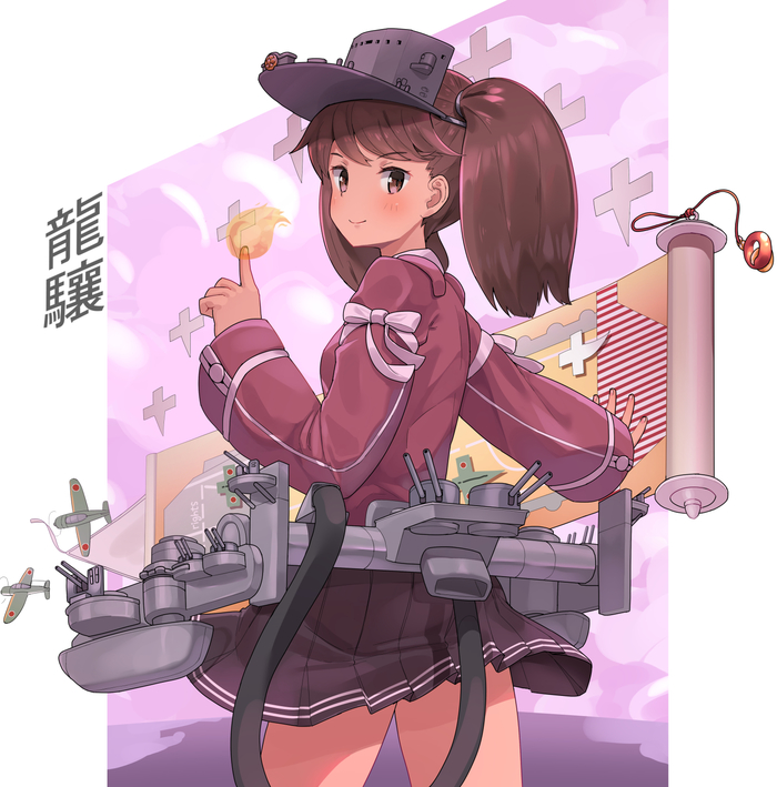 Ryuujou - Kantai Collection, Ryuujou, Anime Art, Аниме, Арт