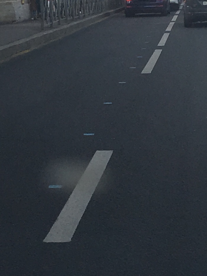 Blue markings? - Traffic rules, Markup, Question