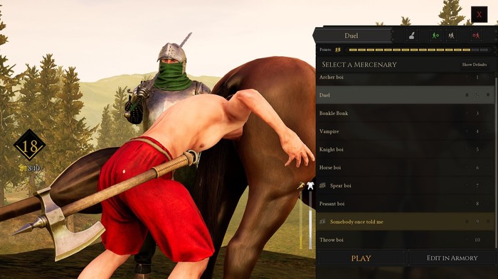 Ace Ventura in the Middle Ages - Mordhau, Computer games, Ace Ventura, Horses