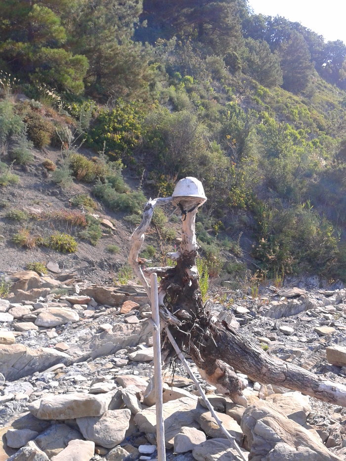 Walk along the wild beaches of Inal Bay. - My, Wild beach, Black Sea, Summer, Longpost, Inal