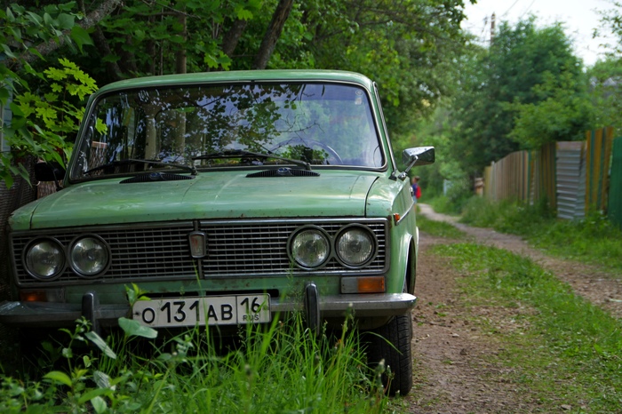 Green - My, , Lada, The photo, Nature, Auto, Retro car, Canon 7d, Vaz-2103