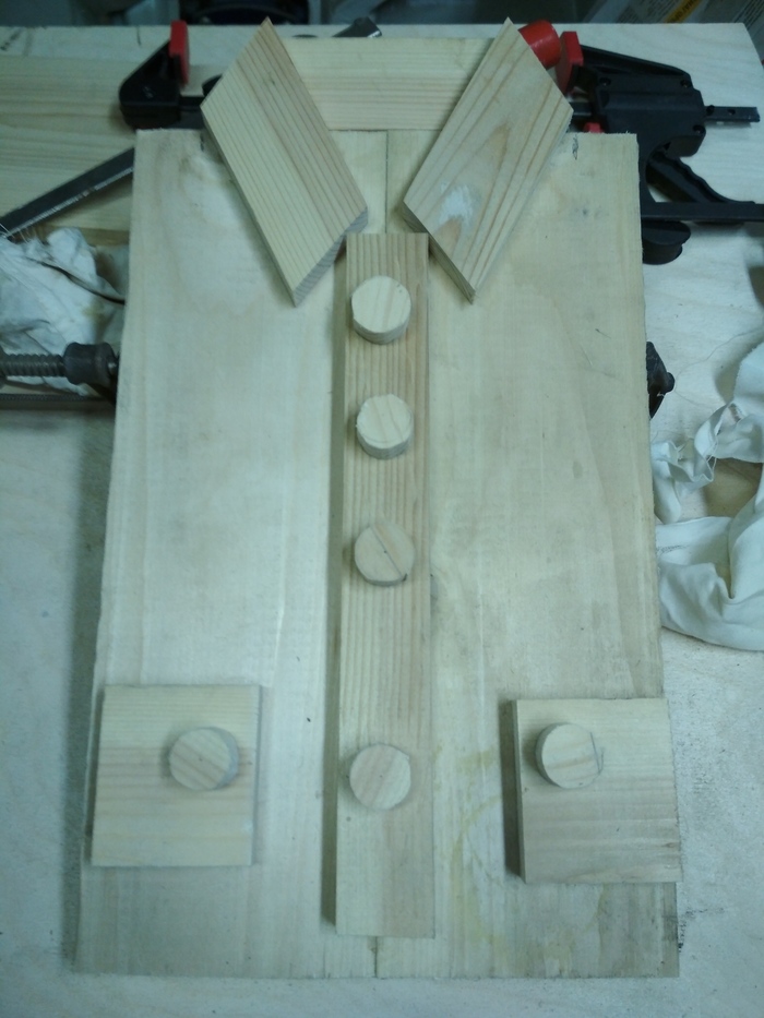 Key holder or towel rack - My, Homemade, Rukozhop, Wood products, Hanger, Housekeeper, Longpost