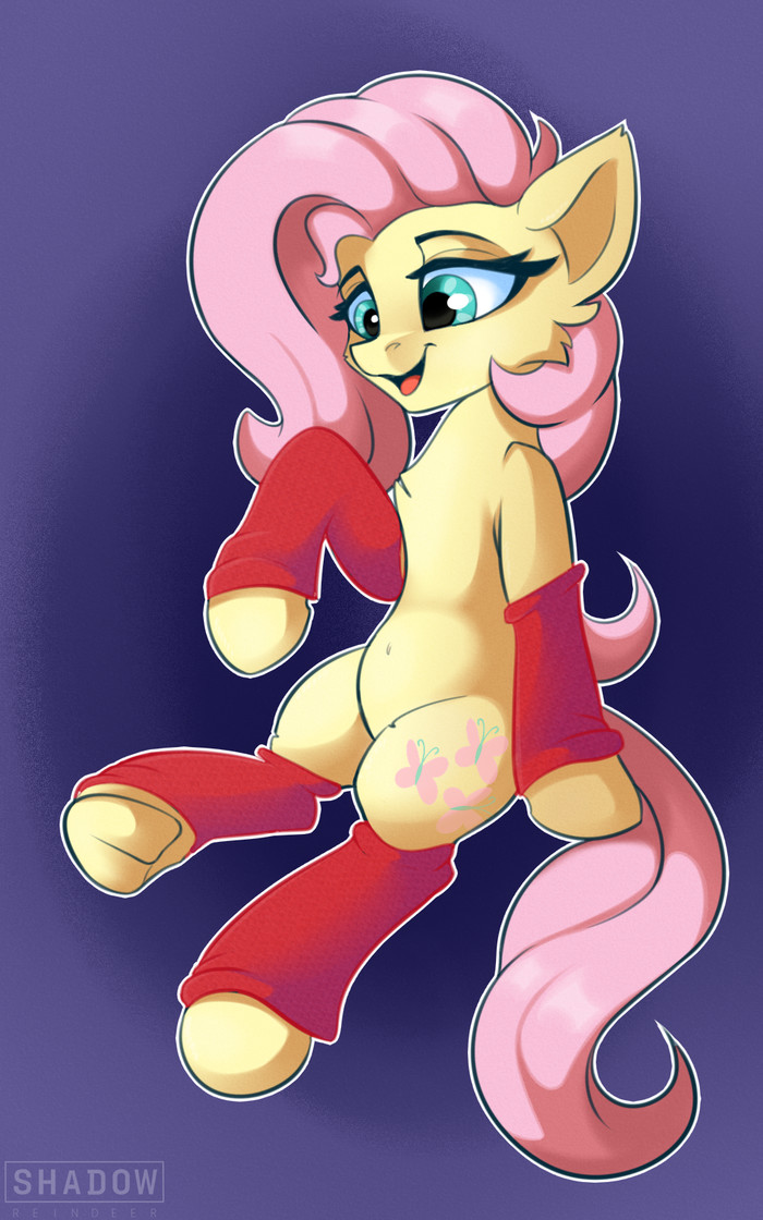 Fluttershy in socks My Little Pony, Ponyart, Fluttershy, , Shadowreindeer