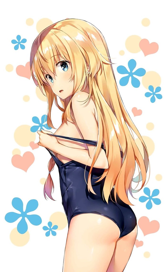 Anime Art - NSFW, Anime, Anime art, Konosuba, iris, Loli, Swimsuit