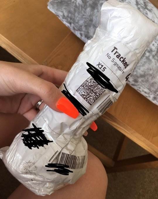 The girl ordered a dildo by mail, but it would be better if she went to the store ... - Dildo, Humor, Longpost, Online Store, Surprise