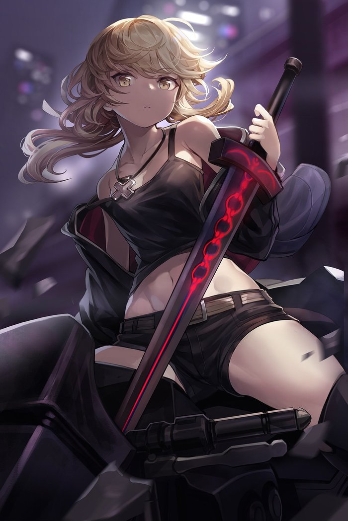 Anime Art , Anime Art, Fate Grand Order, Artoria Pendragon, Saber Alter