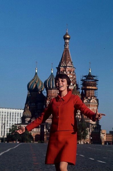 Mireille Mathieu in Moscow. 1967 - the USSR, Stage, France, Longpost