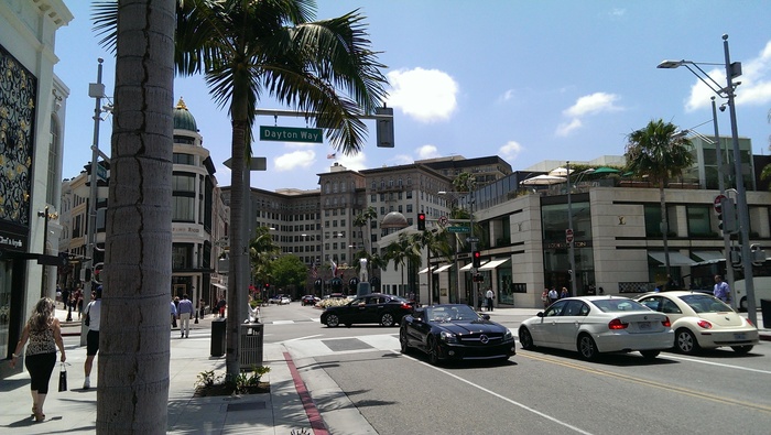 Los Angeles. Vanity Street Rodeo Drive - My, USA, Hollywood, Longpost, Los Angeles