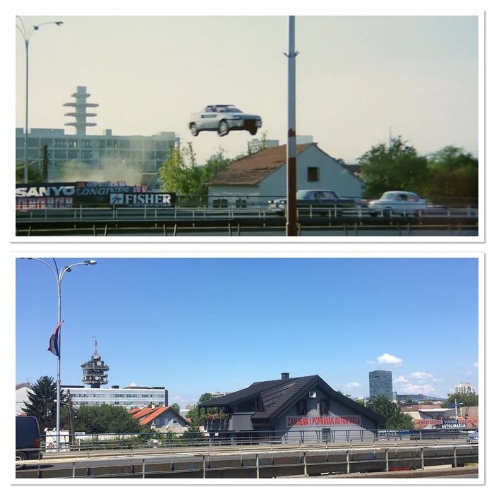 Filming location of the famous stunt from Armor of God (1986): then and now - Armor of God, Jackie Chan, Yugoslavia, Croatia, Zagreb, Trick, Stuntman, Asian cinema, Video, Longpost