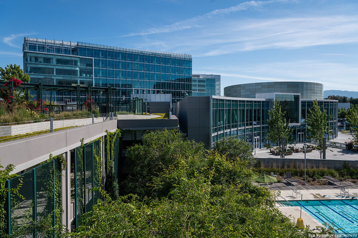 Самый крутой офис "Гугл": не работа, а курорт Google, Калифорния, Кремниевая Долина, Офис, США, Сан-Хосе, Длиннопост